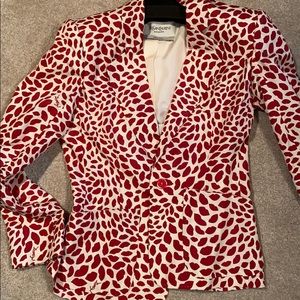 Yves saint laurent blazer lips